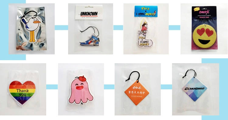 Customization Car Air Freshener Customized Fragrances Paper Air Freshener