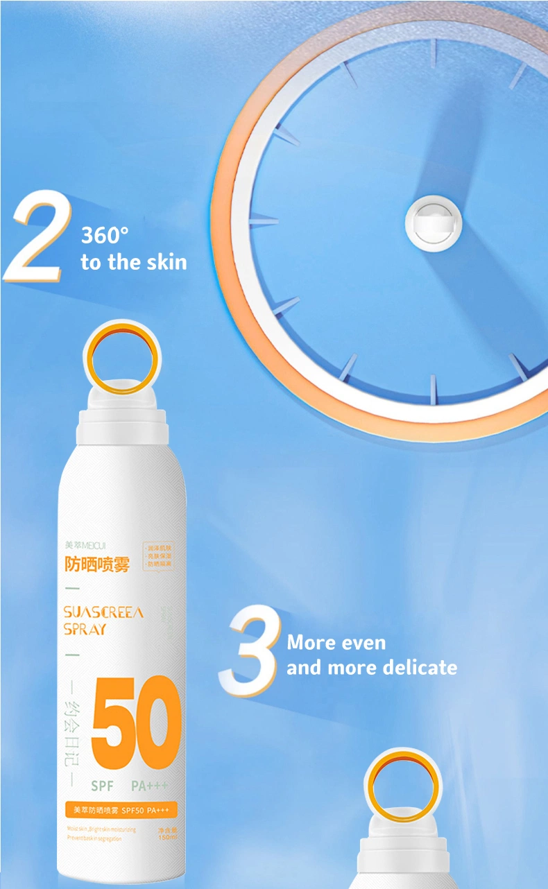 Sun Protection Sunblock Spray Anti-Aging Face Care SPF50 PA+++ Sunscreen Spray