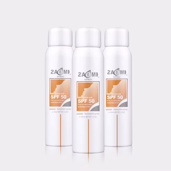 Spray per protezione solare personalizzato in fabbrica Spray per protezione solare all'ingrosso SPF 50 Spray per protezione solare per il viso