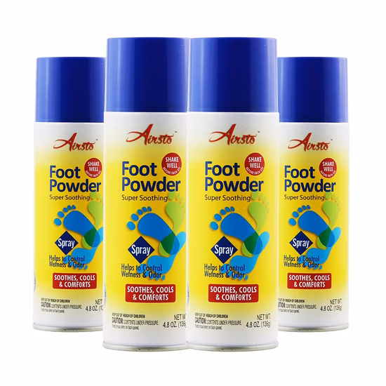 Spray in polvere antifungino super lenitivo per la cura personale per il piede degli atleti