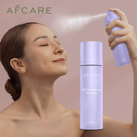 Spray per protezione solare viso all'ossido di zinco formato da viaggio SPF50 PA+++ La migliore protezione solare